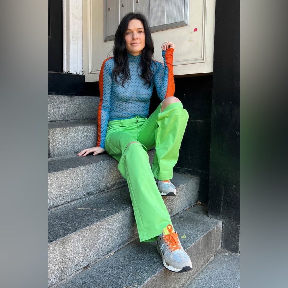 kkco Green Slit Trouser